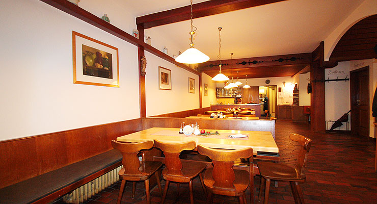 Restaurant der Paulanerstuben in Wasserburg am Inn