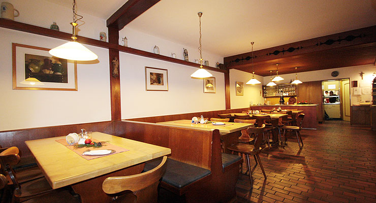 Restaurant der Paulanerstuben in Wasserburg am Inn